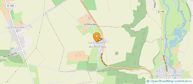 localisation de l'entreprise SCI DU BOURGAY  LA CHAPELLE-DU-BOURGAY