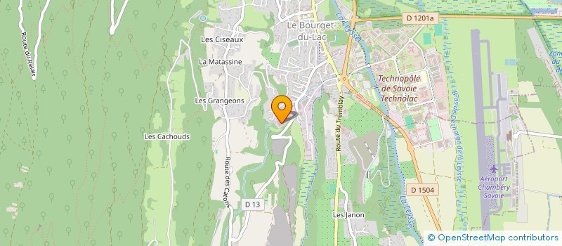 localisation de l'entreprise SCI DU BOURGET  LE BOURGET-DU-LAC