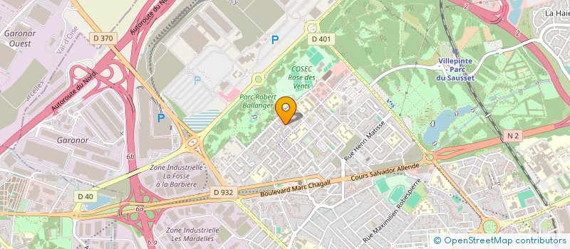 localisation de l'entreprise SCI DU BOURGET à AULNAY-SOUS-BOIS