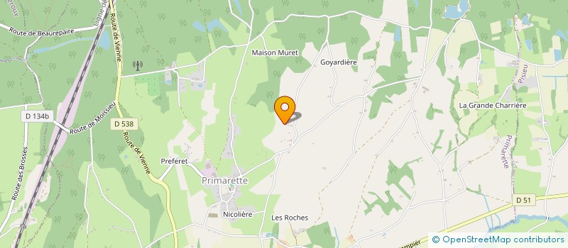 localisation de l'entreprise SCI DU BOURGET  PRIMARETTE