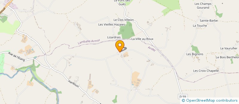 localisation de l'entreprise SCI DU BOURGNEUF  ANDEL