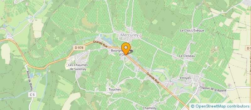 localisation de l'entreprise SCI DU BOURGNEUF à MERCUREY