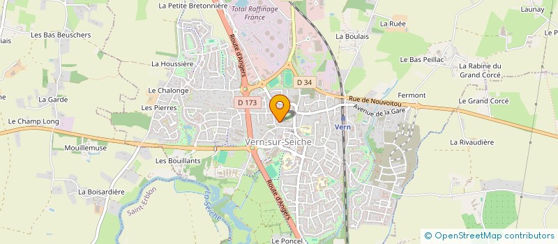 localisation de l'entreprise SCI DU BOURIDEL 2  VERN-SUR-SEICHE