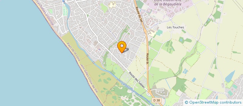 localisation de l'entreprise SCI DU BOURIOT à SAINT-GILLES-CROIX-DE-VIE