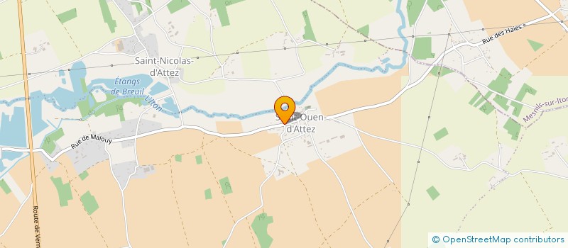 localisation de l'entreprise SCI DU BOURLIER  SAINTE-MARIE-D'ATTEZ