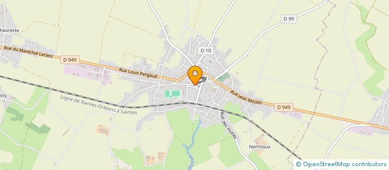 localisation de l'entreprise SCI DU BOURNEUF  NALLIERS