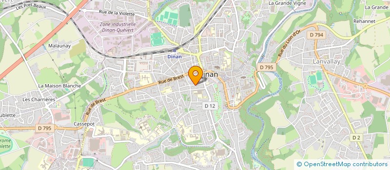 localisation de l'entreprise SCI DU BOURNY  DINAN