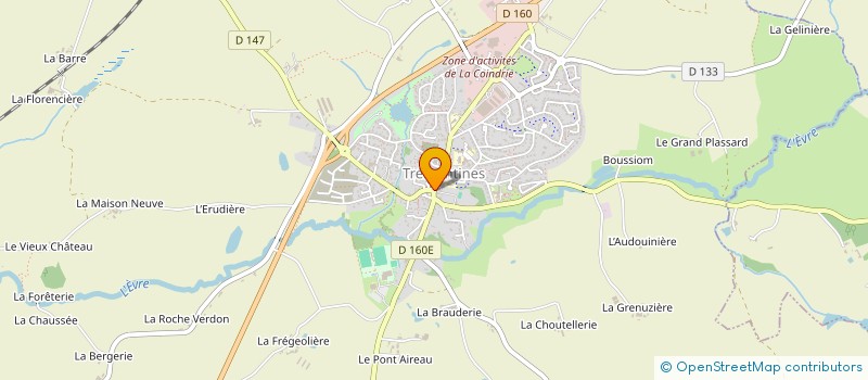 localisation de l'entreprise SCI DU BOUSSION  TREMENTINES