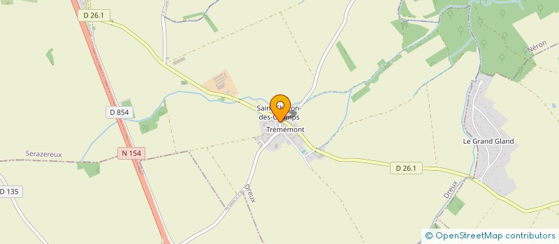 localisation de l'entreprise SCI DU BOUT D'EN HAUT à TREMBLAY-LES-VILLAGES