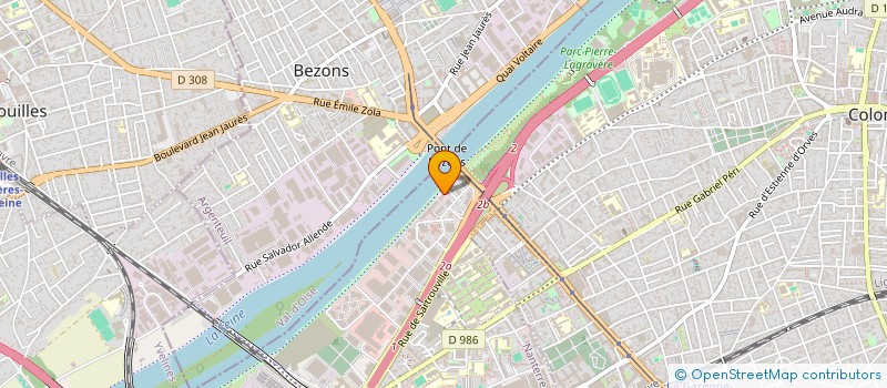 localisation de l'entreprise SCI DU BOUT DE LA VILLE  NANTERRE