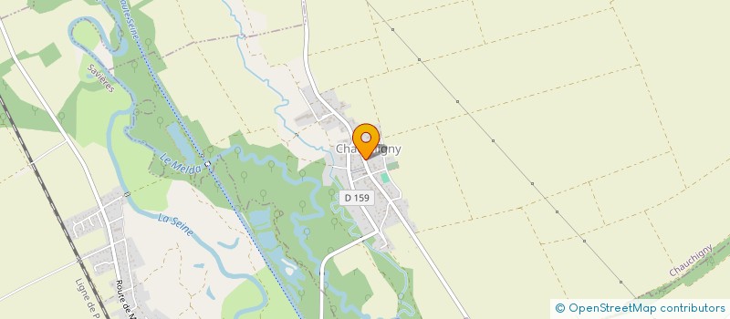 localisation de l'entreprise SCI DU BOUT DES HAIES  CHAUCHIGNY