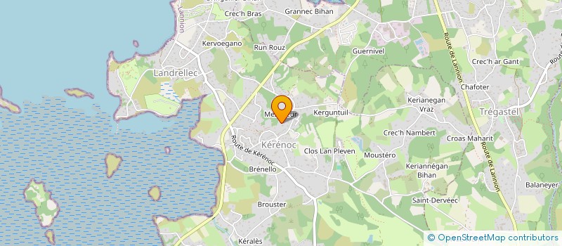 localisation de l'entreprise SCI DU BOUT DU CHEMIN  PLEUMEUR-BODOU