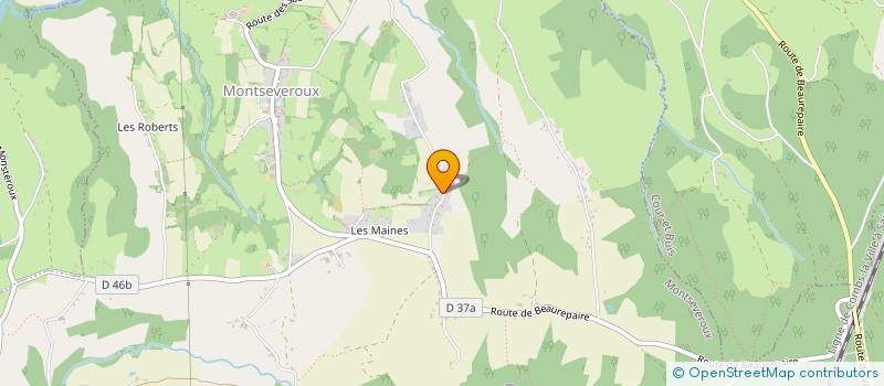 localisation de l'entreprise SCI DU BOUT DU MONDE  MONTSEVEROUX