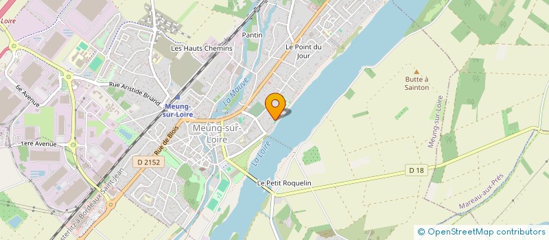 localisation de l'entreprise SCI DU BOUT DU MONDE  MEUNG-SUR-LOIRE