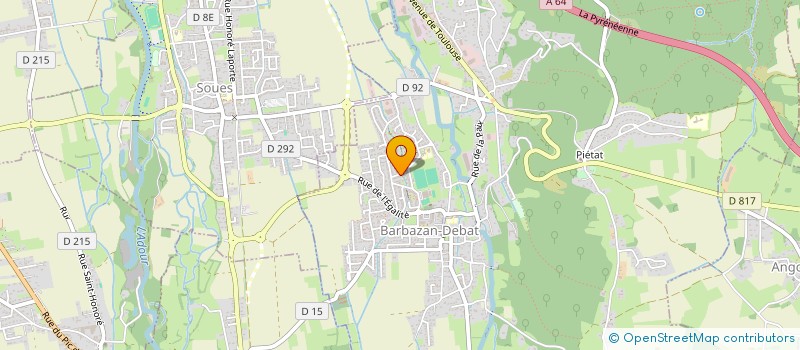 localisation de l'entreprise SCI DU BOUT DU PONT  BARBAZAN-DEBAT