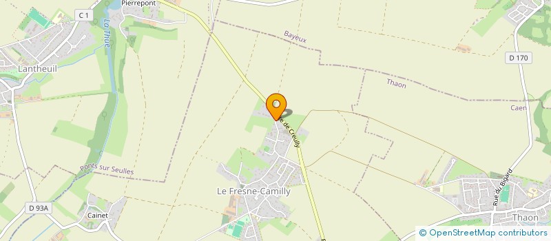 localisation de l'entreprise SCI DU BOUT RENARD  LE FRESNE-CAMILLY