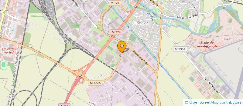 localisation de l'entreprise SCI DU BOUTRAN  LONGVIC