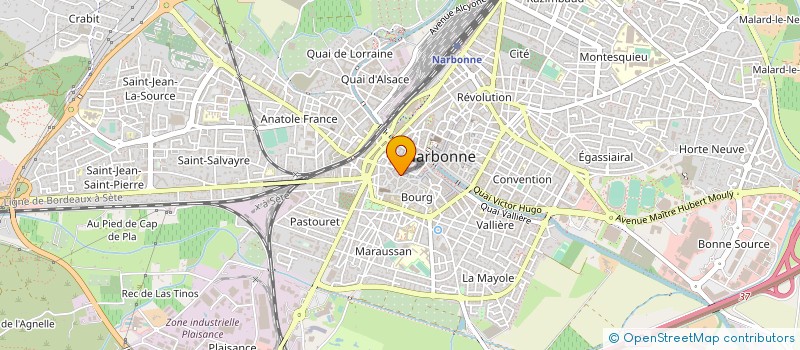 localisation de l'entreprise SCI DU BOWLING à NARBONNE