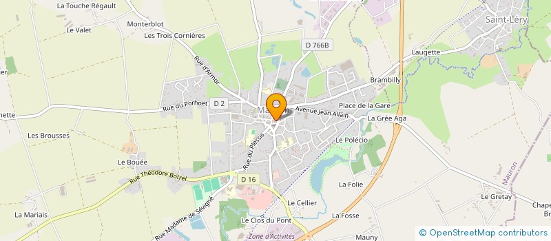 localisation de l'entreprise SCI DU BRAMBILY  MAURON