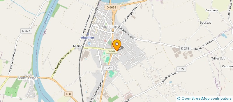 localisation de l'entreprise SCI DU BRANA à AIGUILLON