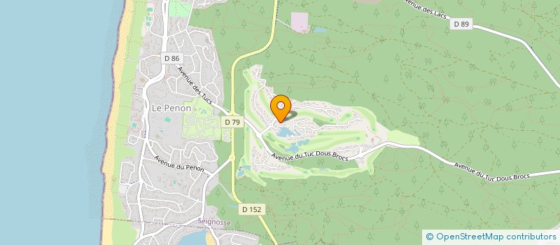 localisation de l'entreprise SCI DU BRANA  MEES