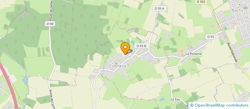 localisation de l'entreprise SCI DU BRAQUE à COBRIEUX