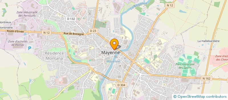 localisation de l'entreprise SCI DU BRAS D OR  MAYENNE
