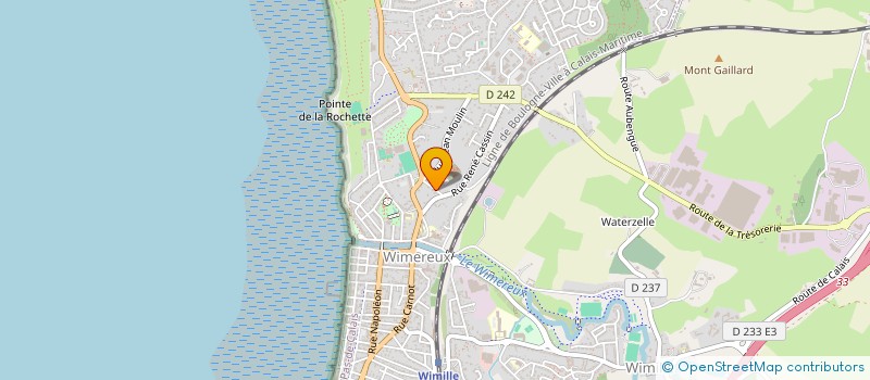 localisation de l'entreprise SCI DU BRAS D'OR  WIMEREUX