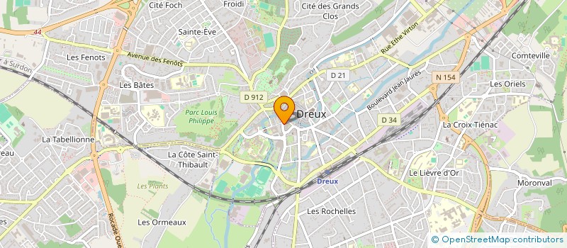 localisation de l'entreprise SCI DU BRAS DE L ECLUSE à DREUX