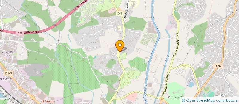 localisation de l'entreprise SCI DU BRAVET à FREJUS
