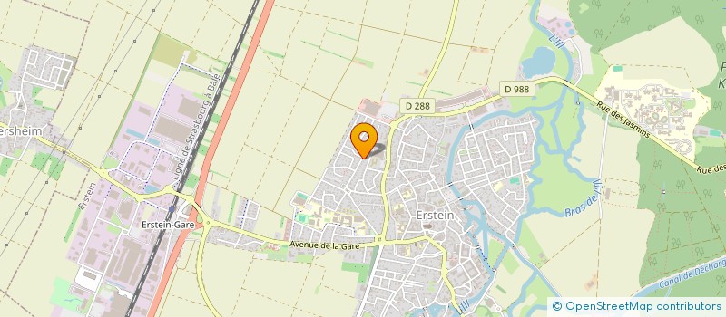 localisation de l'entreprise SCI DU BREITENWEG  ERSTEIN