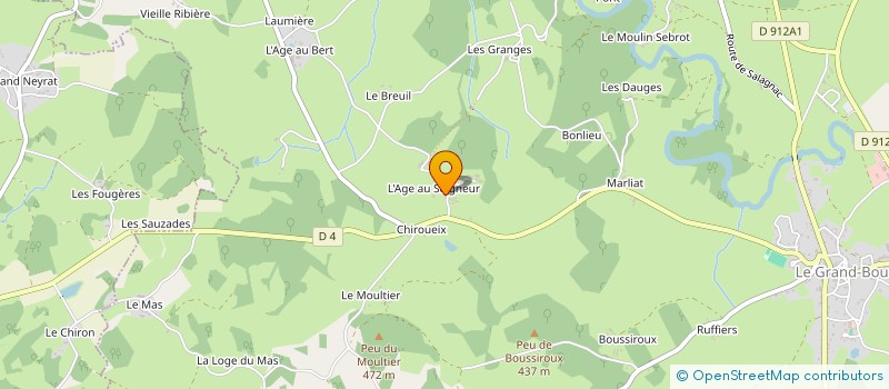 localisation de l'entreprise SCI DU BREON à LE GRAND-BOURG