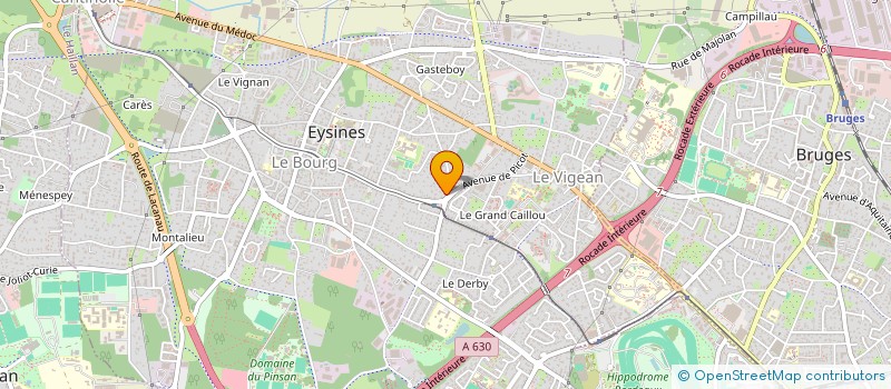 localisation de l'entreprise SCI DU BRETEIL  EYSINES