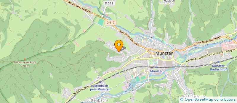 localisation de l'entreprise SCI DU BRETZEL  MUNSTER