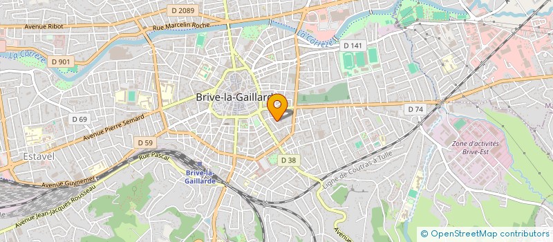 localisation de l'entreprise SCI DU BREUIL à BRIVE-LA-GAILLARDE