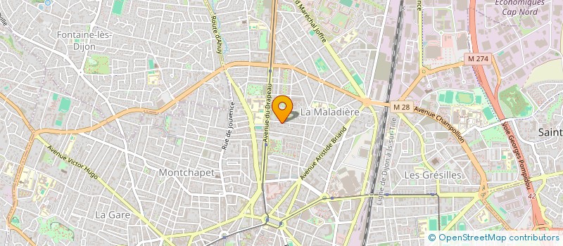 localisation de l'entreprise SCI DU BREUIL à DIJON