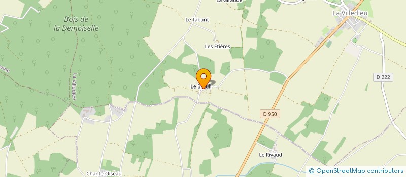 localisation de l'entreprise SCI DU BREUIL  LA VILLEDIEU