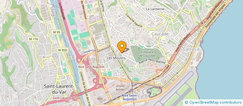 localisation de l'entreprise SCI DU BREUIL à NICE