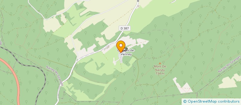 localisation de l'entreprise SCI DU BREUIL  NAISEY-LES-GRANGES