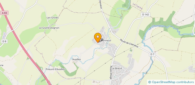 localisation de l'entreprise SCI DU BREUIL  FRANCOIS