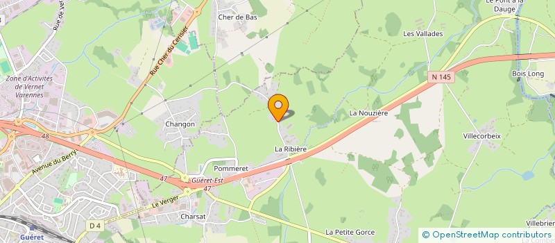 localisation de l'entreprise SCI DU BREUIL à SAINTE-FEYRE