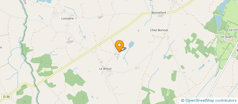 localisation de l'entreprise SCI DU BREUIL à CHAILLAC