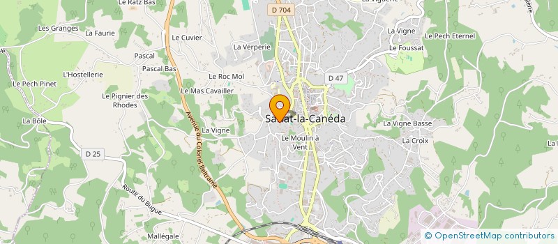 localisation de l'entreprise SCI DU BREUIL à SARLAT-LA-CANEDA