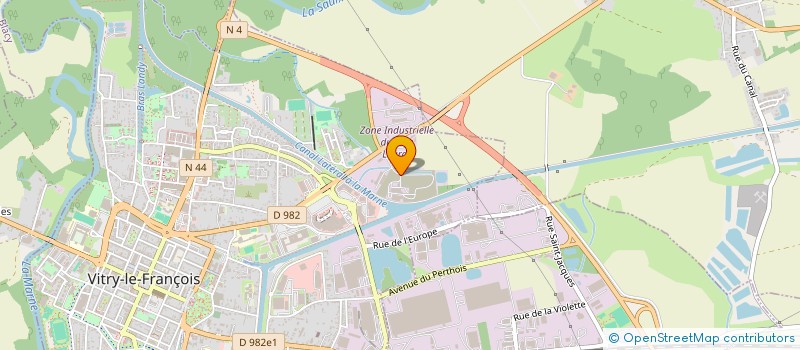 localisation de l'entreprise SCI DU BREUILLE  BLAISE-SOUS-ARZILLIERES