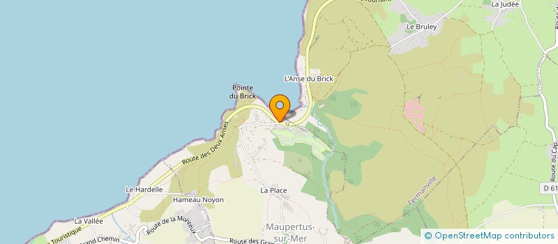 localisation de l'entreprise SCI DU BRICK  MAUPERTUS-SUR-MER