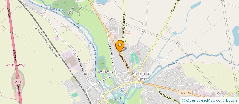 localisation de l'entreprise SCI DU BRIN DE FOLIE  MEHUN-SUR-YEVRE