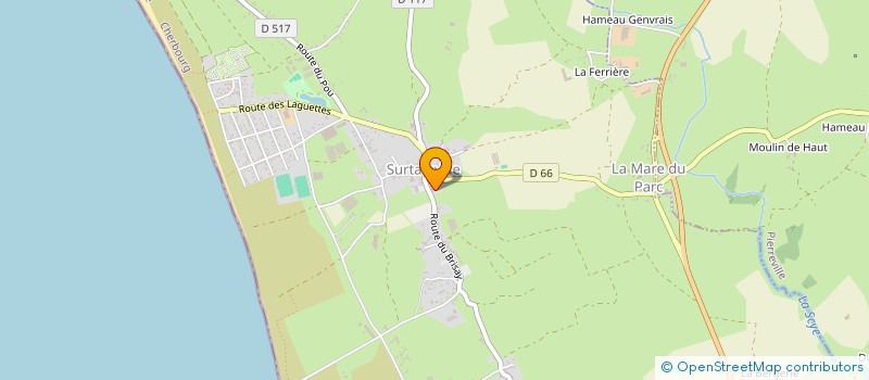 localisation de l'entreprise SCI DU BRISAY  SURTAINVILLE