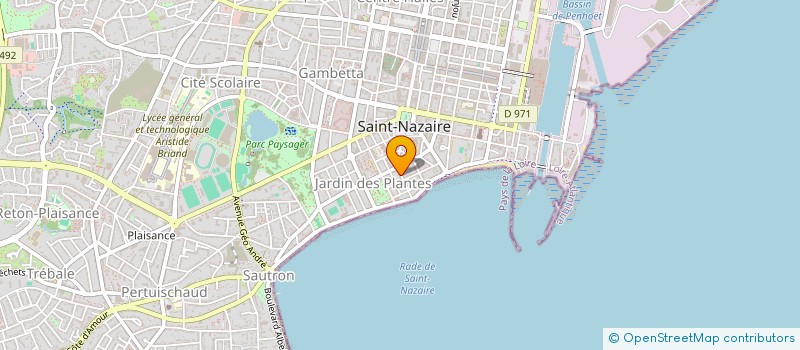 localisation de l'entreprise SCI DU BRIVET  SAINT-NAZAIRE