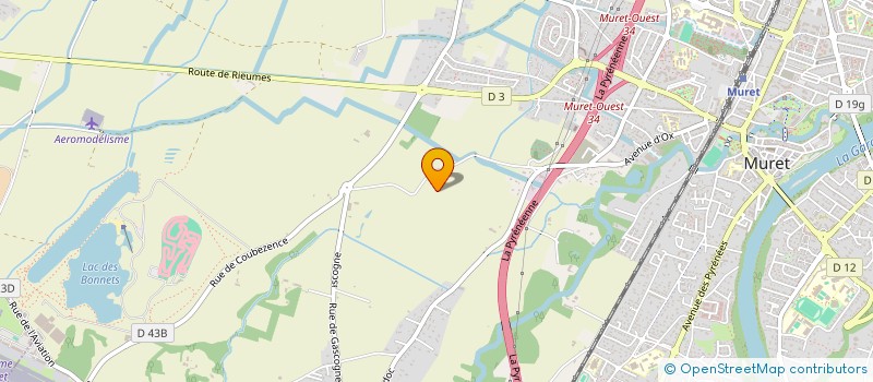 localisation de l'entreprise SCI DU BROUILH  MURET