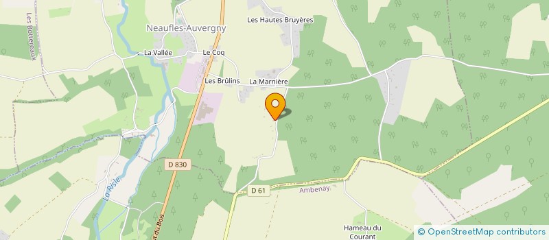 localisation de l'entreprise SCI DU BROUILLARD  NEAUFLES-AUVERGNY